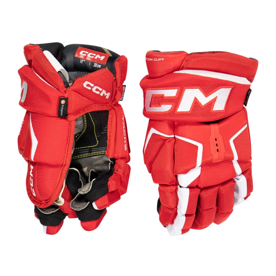 Vintersport ccm HocBesthansker | Ccm Tacks As-V Pro Junior Hockey Gloves, Hockeyhanske Junior