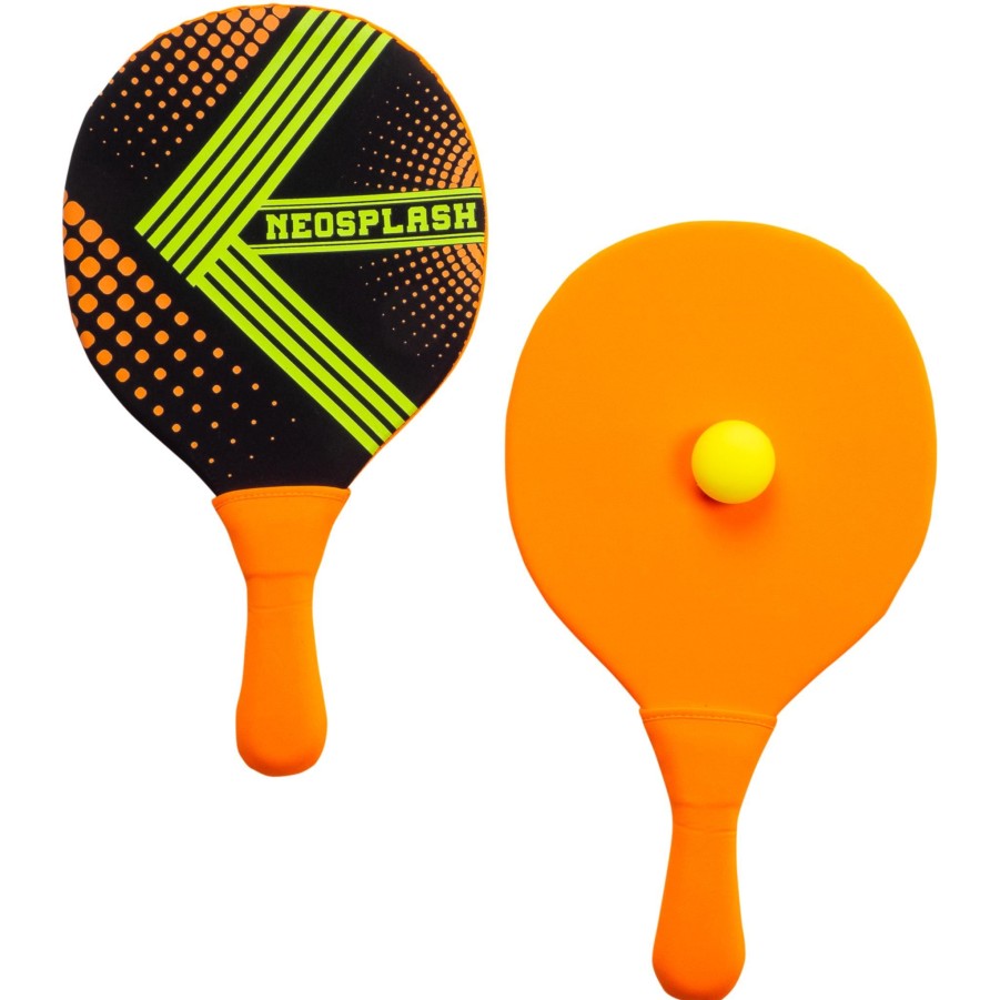 Sport NEO-SPLASH Leker & Spill | Neoprene Paddle Set, Paddleracket Og Ball Til Strandlek