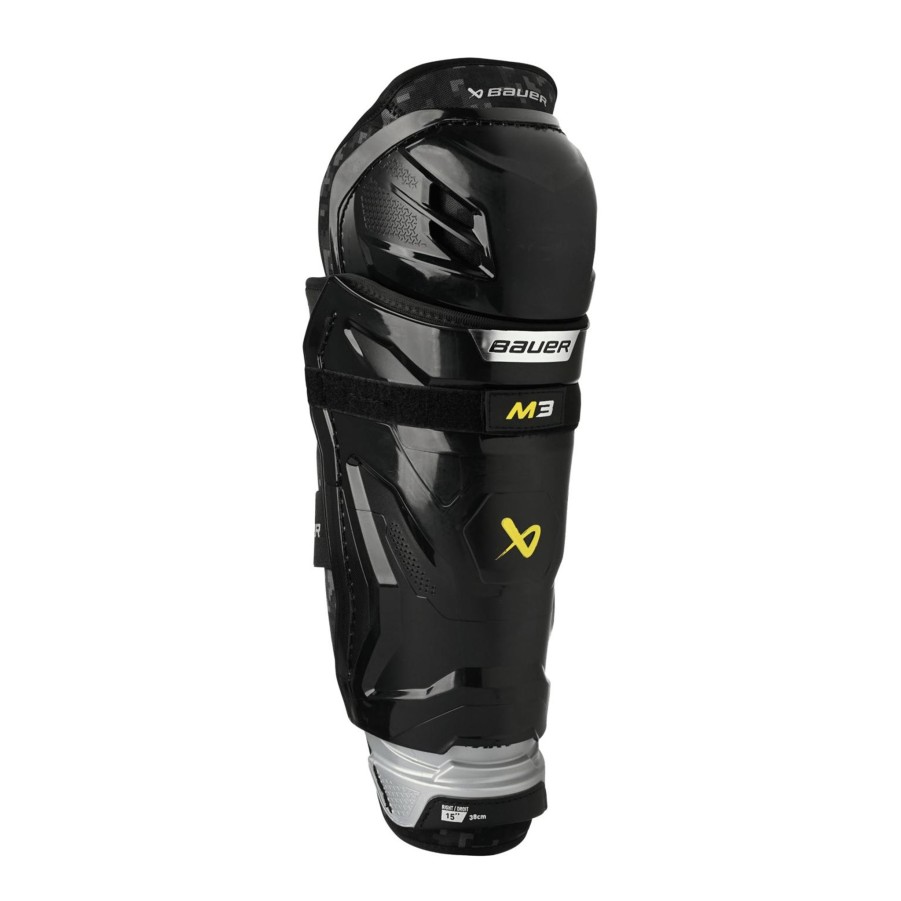 Vintersport bauer Susp & HocClearance Beskyttelse | S23 Supreme M3 Shin Guard 23/24, Leggskinn Til Hockey, Intermediate