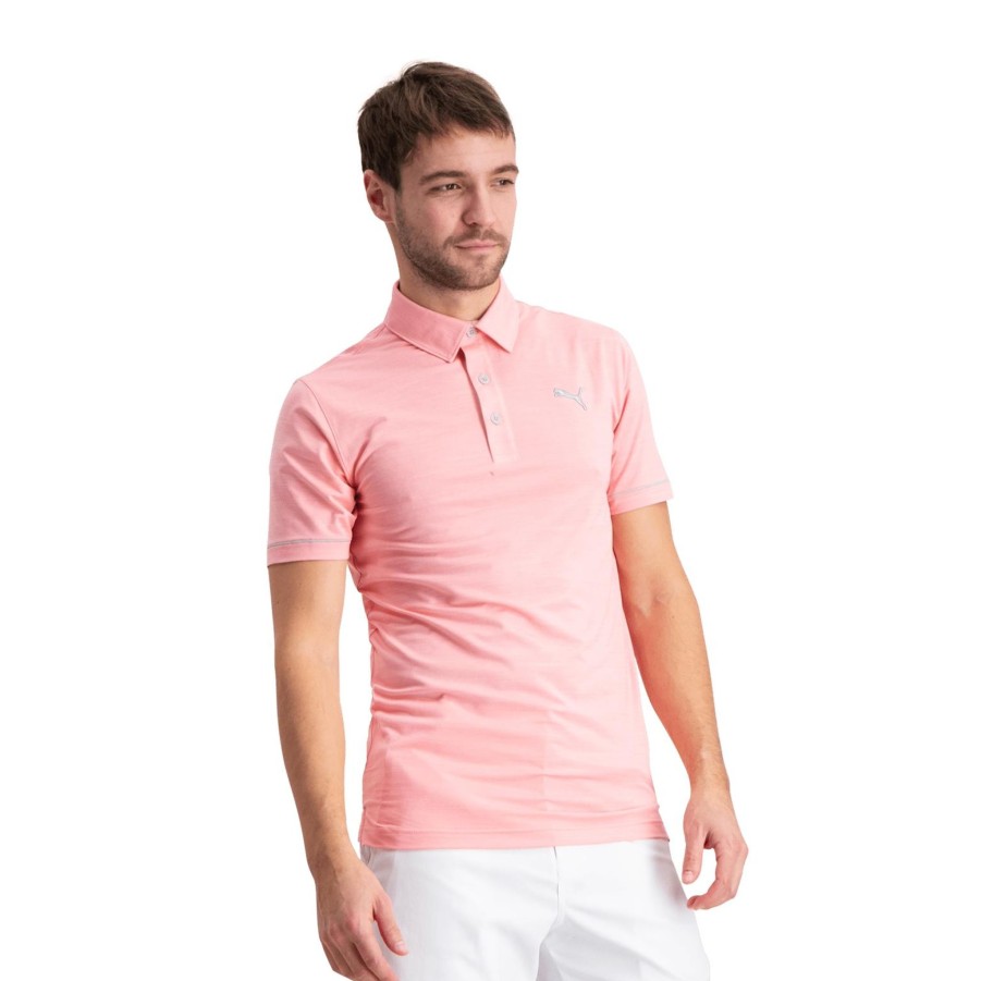 Sport puma Golfklaer | Cloudspun Haystack Polo, Poloskjorte Golf Herre