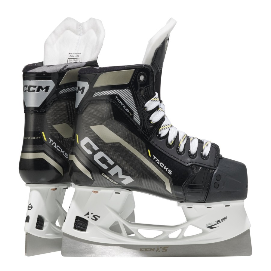 Sport ccm Ovrig Vintersport | Ccm Tacks Titanium V Bandy Skates Intermediate, Bandyskoyte Intermediate