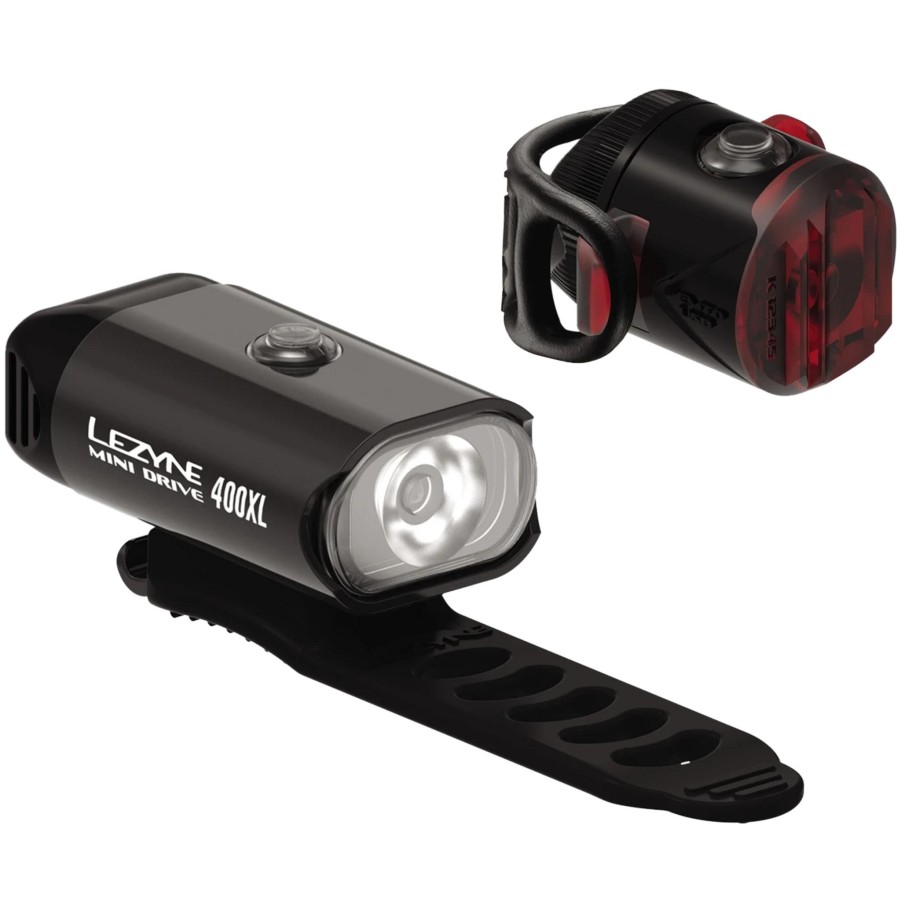 Sport LEZYNE Sykkelutstyr & Transport | Mini Drive 400Xl/Femto Usb Set, Usb-Ladbart Lyktesett