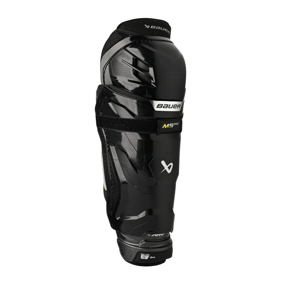 Vintersport bauer Susp & HocOnline Beskyttelse | S23 Supreme M5Pro Shin Guard 23/24, Leggskinn Til Hockey, Intermediate