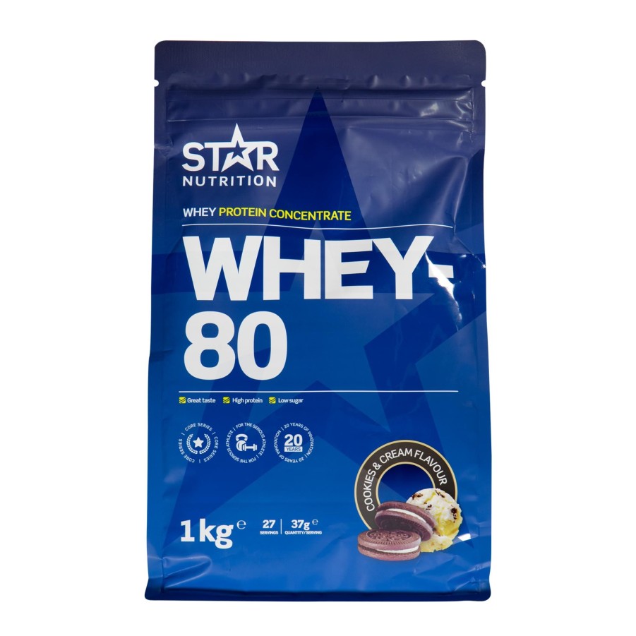 Sport Star Nutrition Kosttilskudd | Whey-80, Proteinpulver