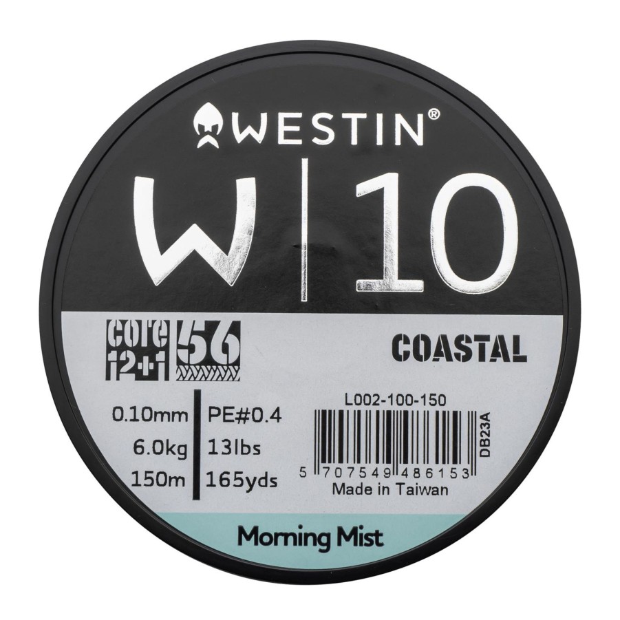 Jakt Og Tur Westin Fiskesnore & Fiskesene | W10 13 Braid Coastal 0.10Mm 150M 6.0Kg, Fiskesene Multifilament