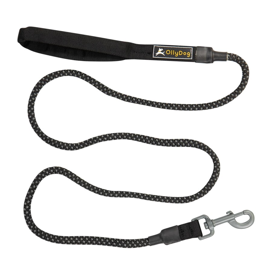 Jakt Og Tur OllyDog Hundeutstyr | Mountain Leash Raven Black, Hundeband