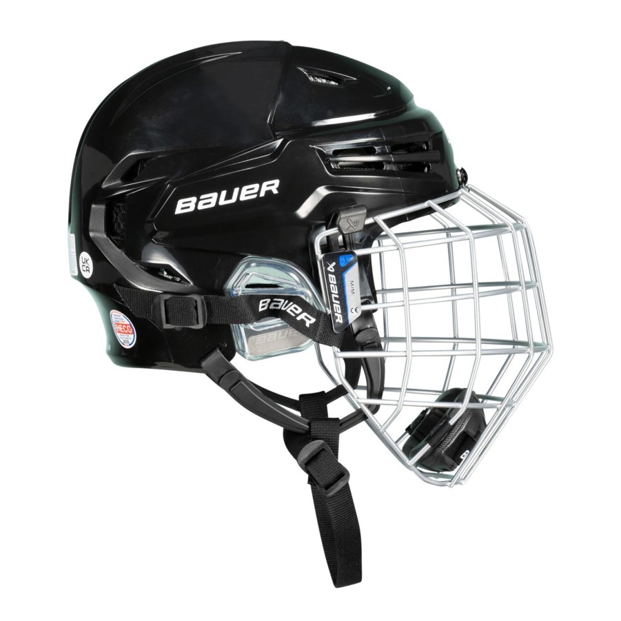 Sport bauer HocNewhjelm | S23 Re-Akt 65 Helmet-Combo 23/24, Hockeyhjelm, Unisex