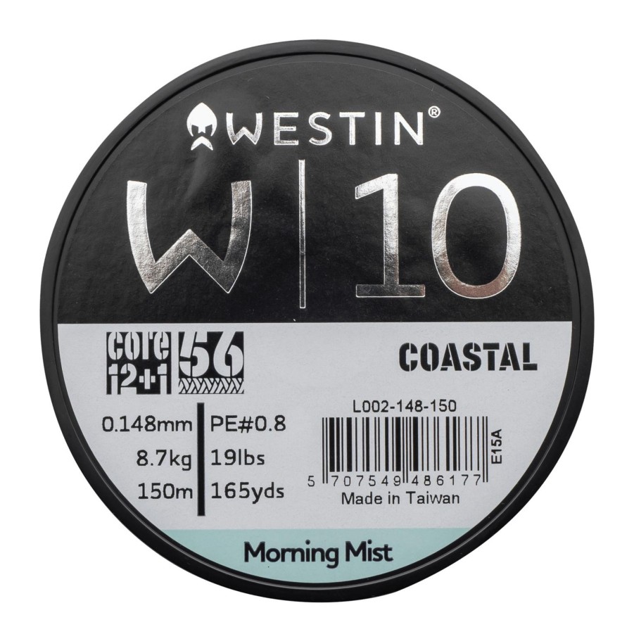 Jakt Og Tur Westin Fiskesnore & Fiskesene | W10 13 Braid Coastal 0.148Mm 150M 8.7Kg, Fiskesene Multifilament