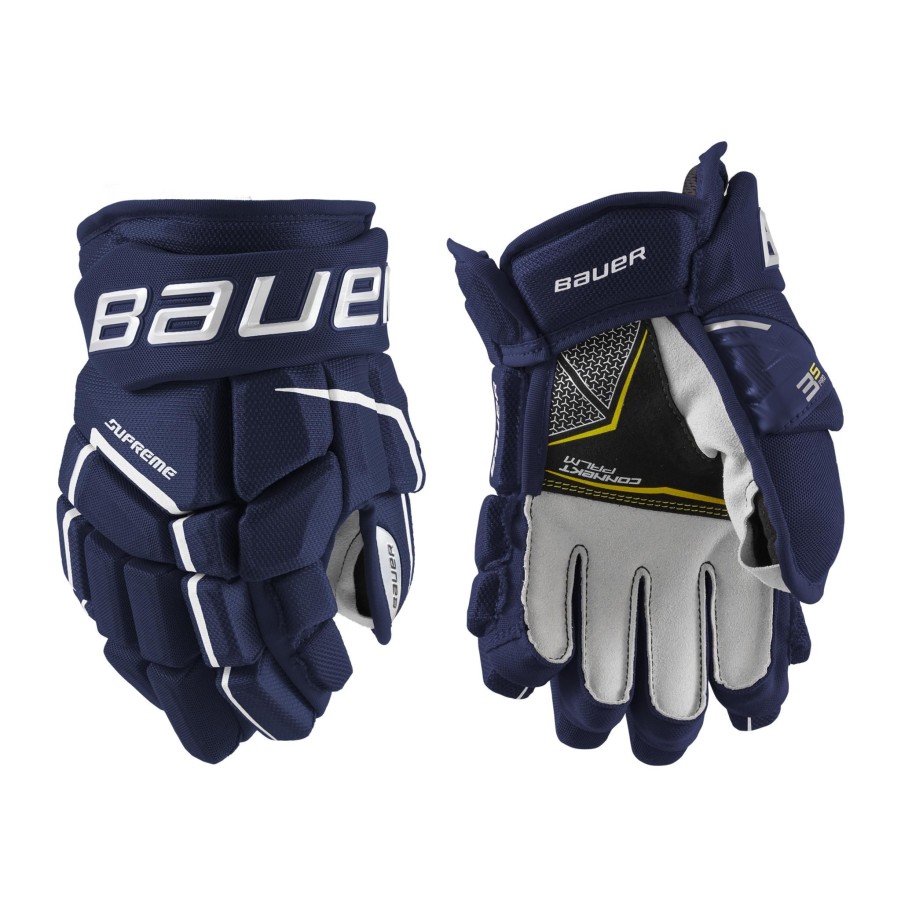 Vintersport bauer HocWholesalehansker | S21 Supreme 3S Pro Glove - Jr 21/22, Hockeyhanske Junior