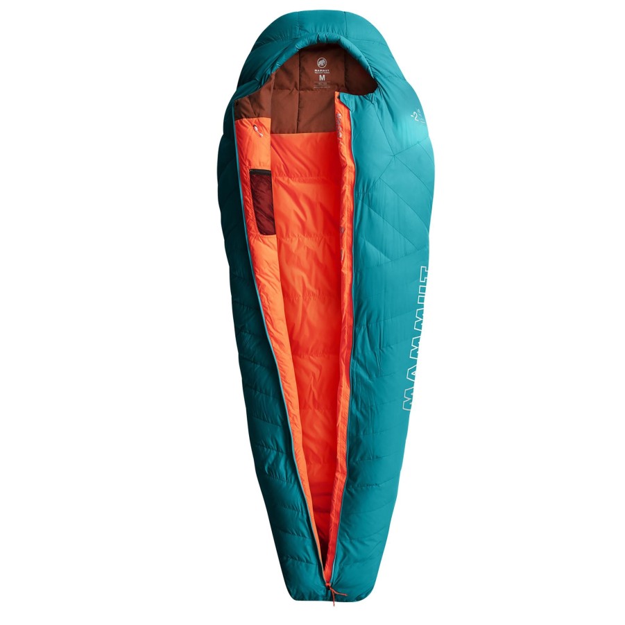 Jakt Og Tur mammut Soveposer & Liggeunderlag | Women'S Relax Down Bag -2C / Petrol.M, Dun-Sovepose, Dame