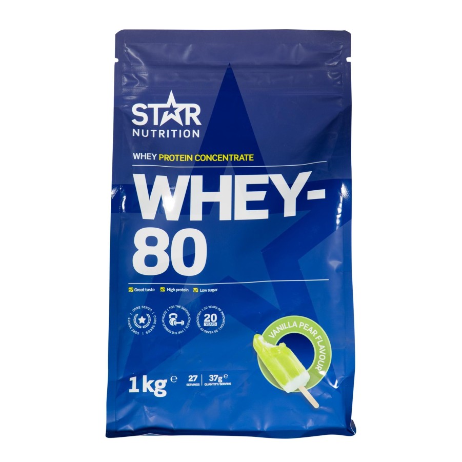 Sport Star Nutrition Kosttilskudd | Whey-80, Proteinpulver