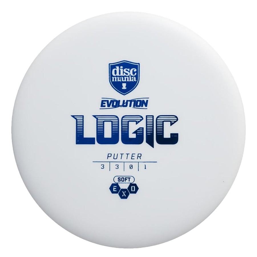 Sport DISCMANIA Frisbeegolf | Exo Putter Logic Soft, 173-176G Assorted Colors, Putter Frisbeegolf