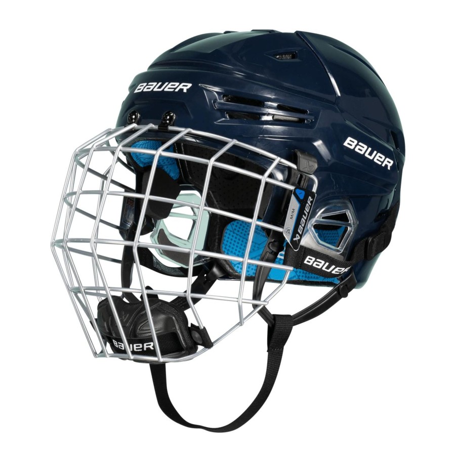 Vintersport bauer HocNewhjelm | S23 Re-Akt 65 Helmet-Combo 23/24, Hockeyhjelm, Unisex