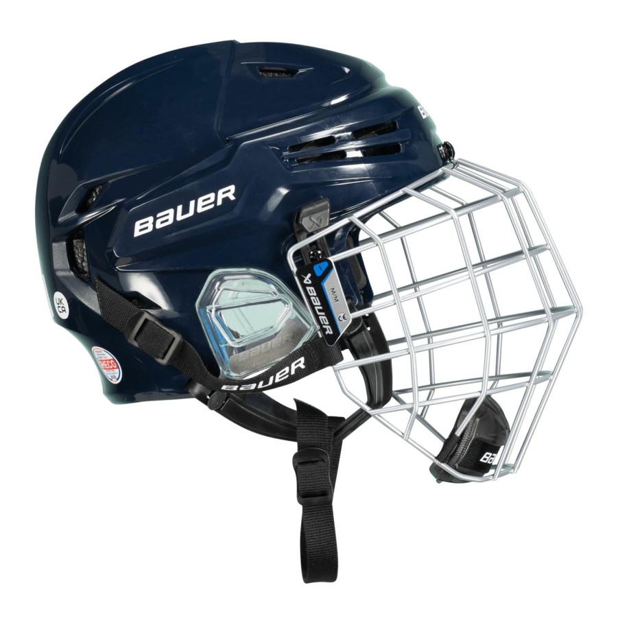 Vintersport bauer HocNewhjelm | S23 Re-Akt 65 Helmet-Combo 23/24, Hockeyhjelm, Unisex