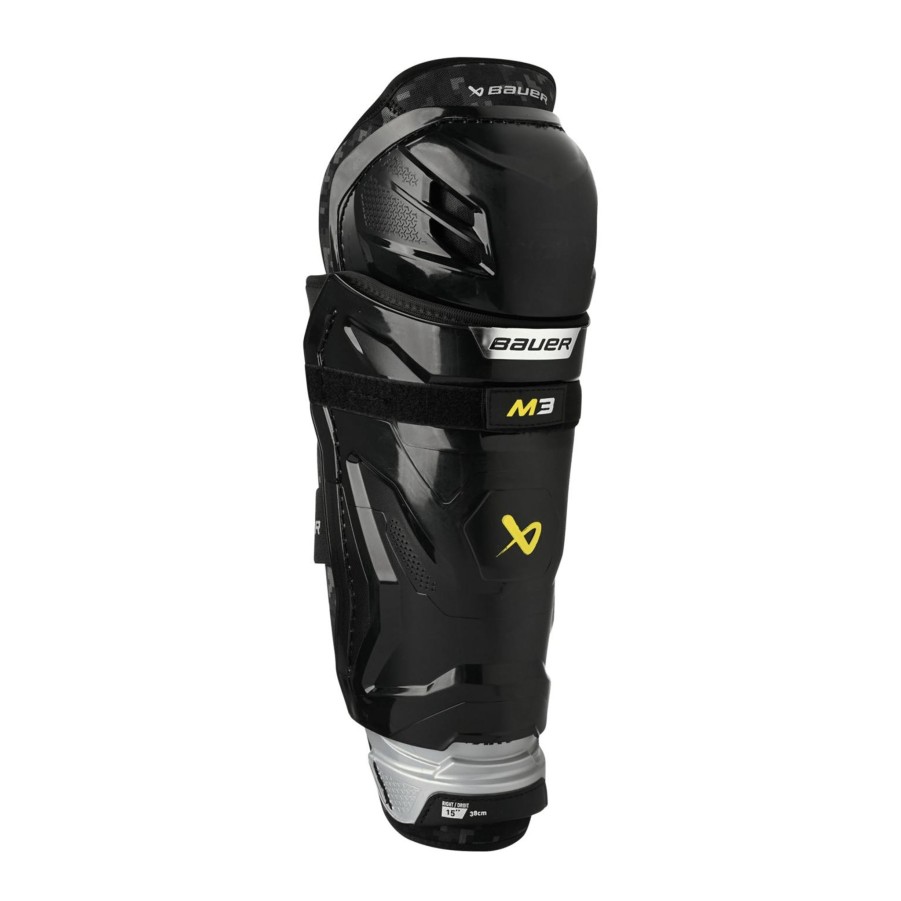 Vintersport bauer Susp & HocWholesale Beskyttelse | S23 Supreme M3 Shin Guard 23/24, Leggskinn Til Hockey, Senior