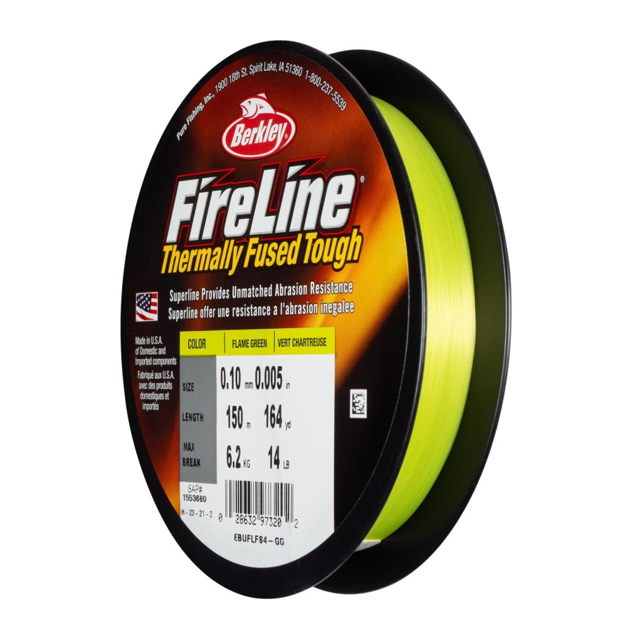 Jakt Og Tur berkley Fiskesnore & Fiskesene | Fireline 150M Flame Green, Multifilament