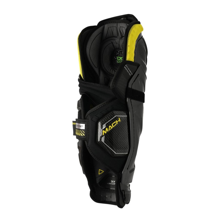 Vintersport bauer Susp & HocBest Beskyttelse | S23 Supreme Mach Shin Guard 23/24, Leggskinn Til Hockey, Intermediate