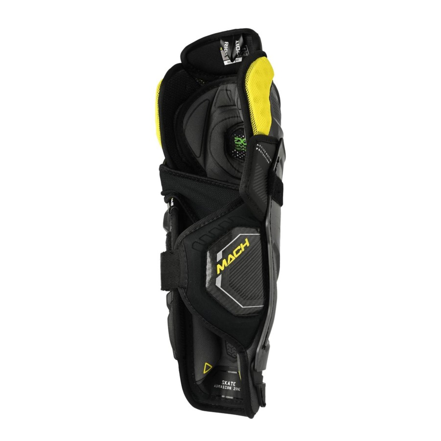 Vintersport bauer Susp & HocBest Beskyttelse | S23 Supreme Mach Shin Guard 23/24, Leggskinn Til Hockey, Junior