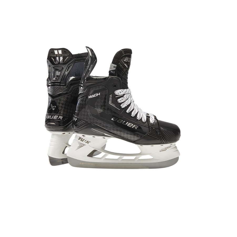 Sport bauer HocClearance skoyter | S22 Ti Supreme Mach Skate - Int 23/24, Hockeyskoyte Unisex