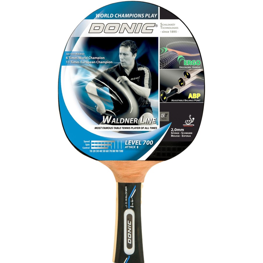 Sport Donic Schildkröt Bordennis | Waldner 700 4-Star, Bordtennisracket