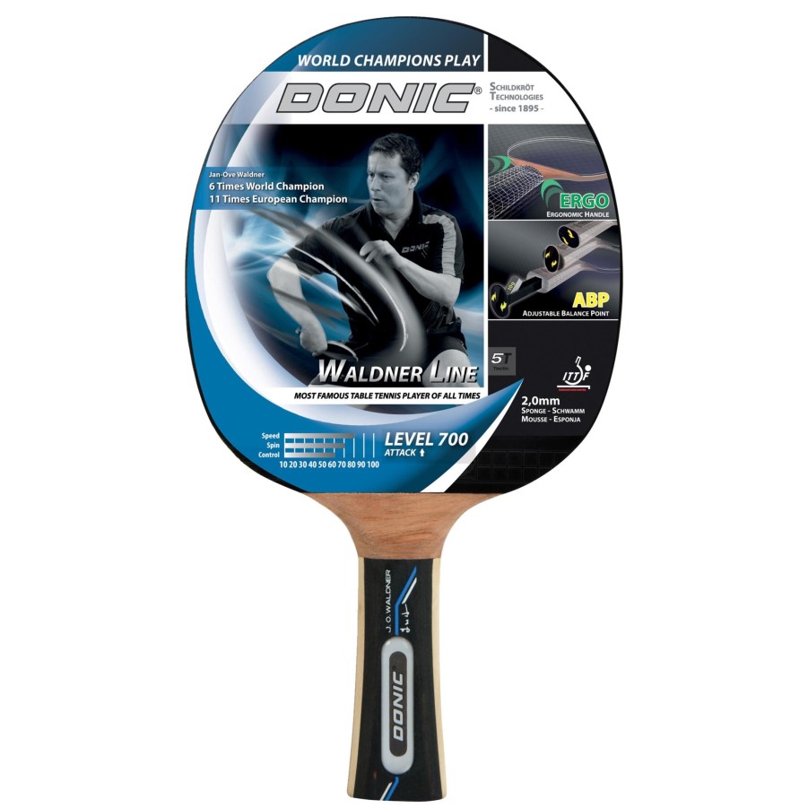 Sport Donic Schildkröt Bordennis | Waldner 700 4-Star, Bordtennisracket