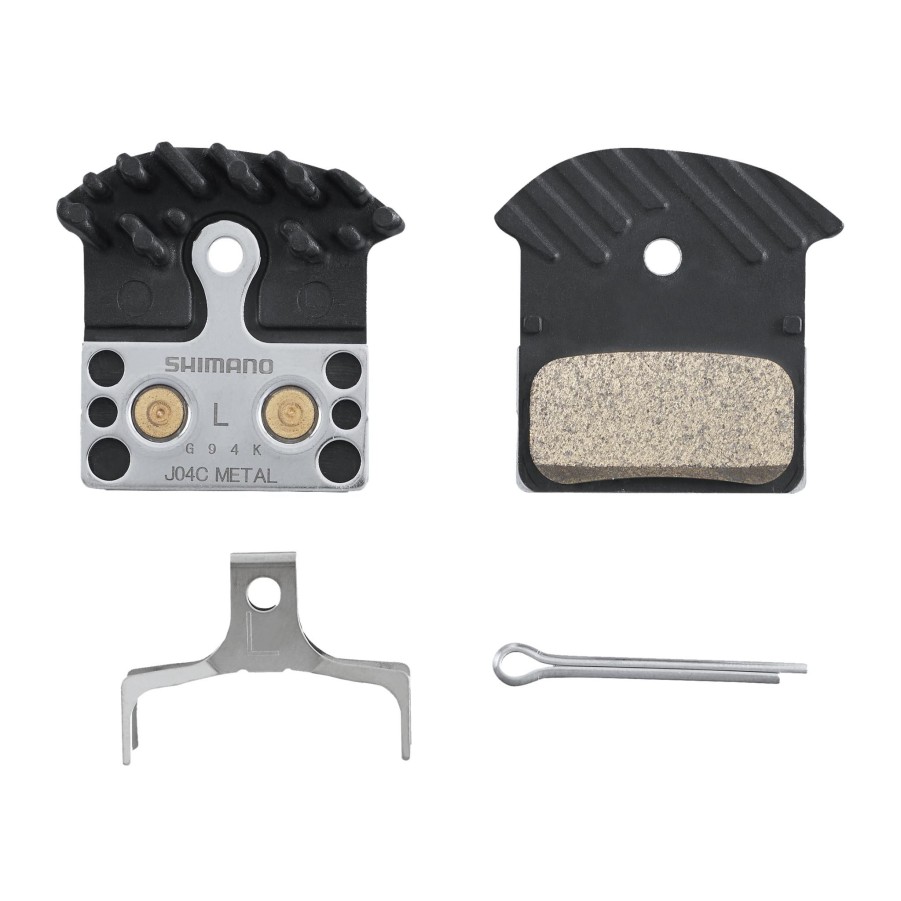 Sykkel shimano Bremse & Kabel | Brake Pads Xtr-Deore Metal W/Cooling Ribs, Bremseklosser