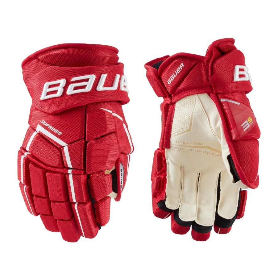 Vintersport bauer HocBesthansker | S21 Supreme 3S Pro Glove - Sr 21/22, Hockeyhanske Senior