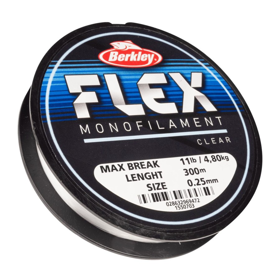 Jakt Og Tur berkley Fiskesnore & Fiskesene | Flex Mono 300M 0,20 Clear, Fiskesene Monofilament