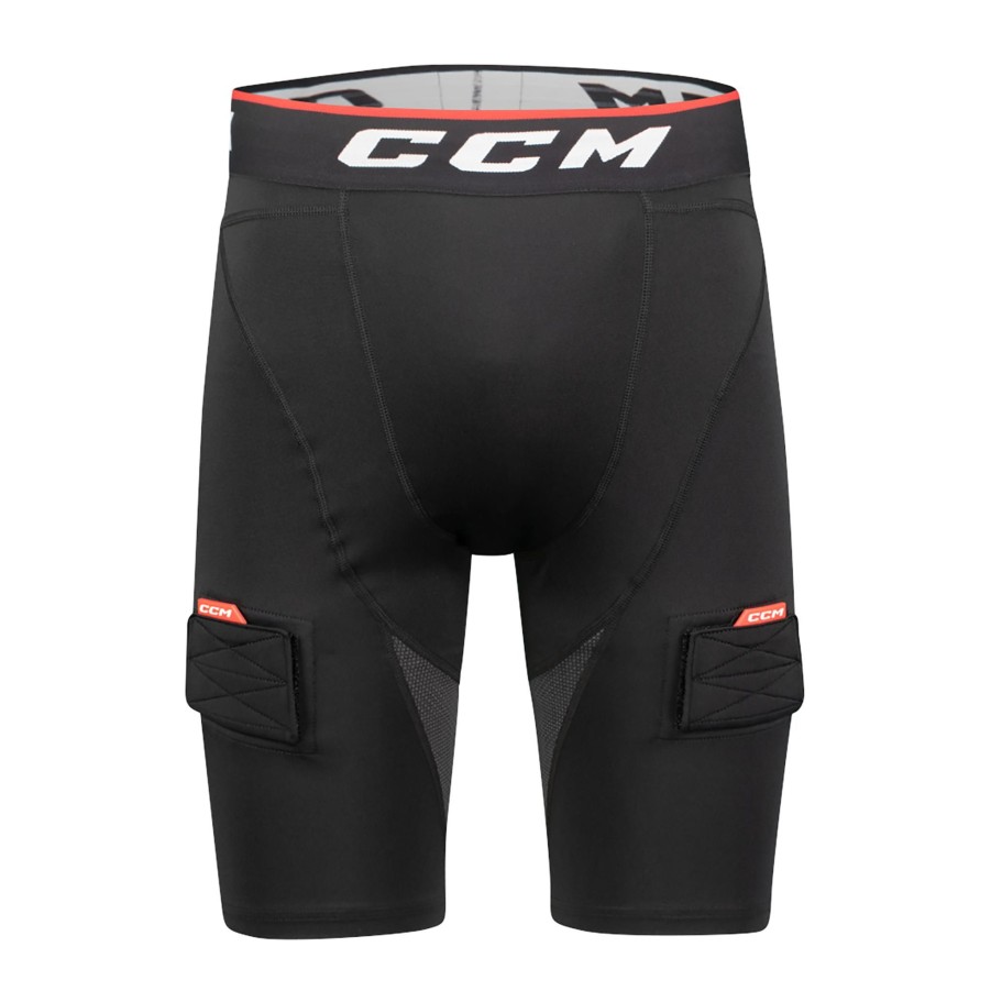 Vintersport ccm HocBestklaer | Ccm Men'S Compression Jock Short, Kompresjonsshorts Herre