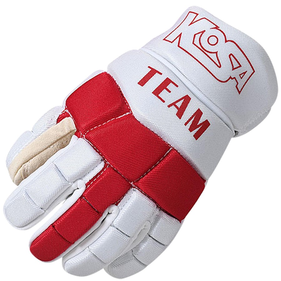 Sport kosa Bandy | Bandy Glove Team Red-20, Bandyhanske Senior