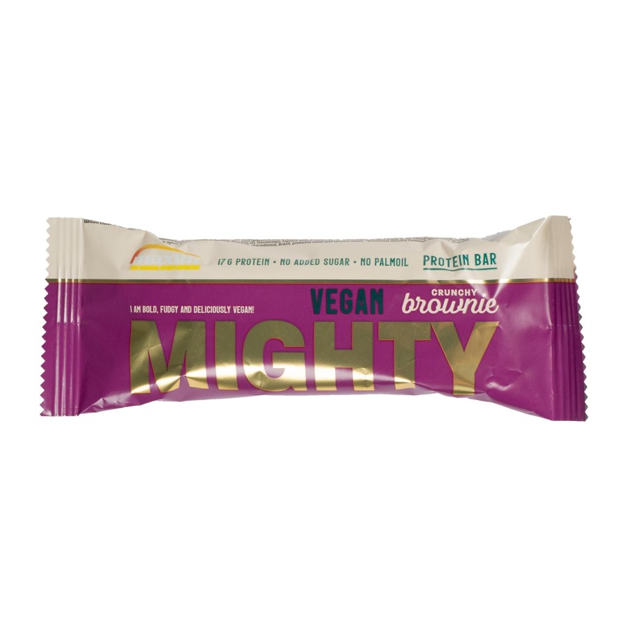 Sport maxim Kosttilskudd | Maxim Mighty Vegan Crunchybrownie 12X55G, Proteinbar