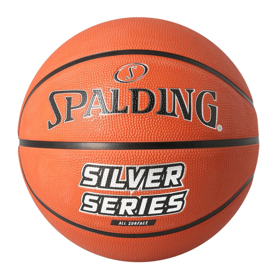 Sport spalding Basket | Silver Series Rubber Basketball, Basketball