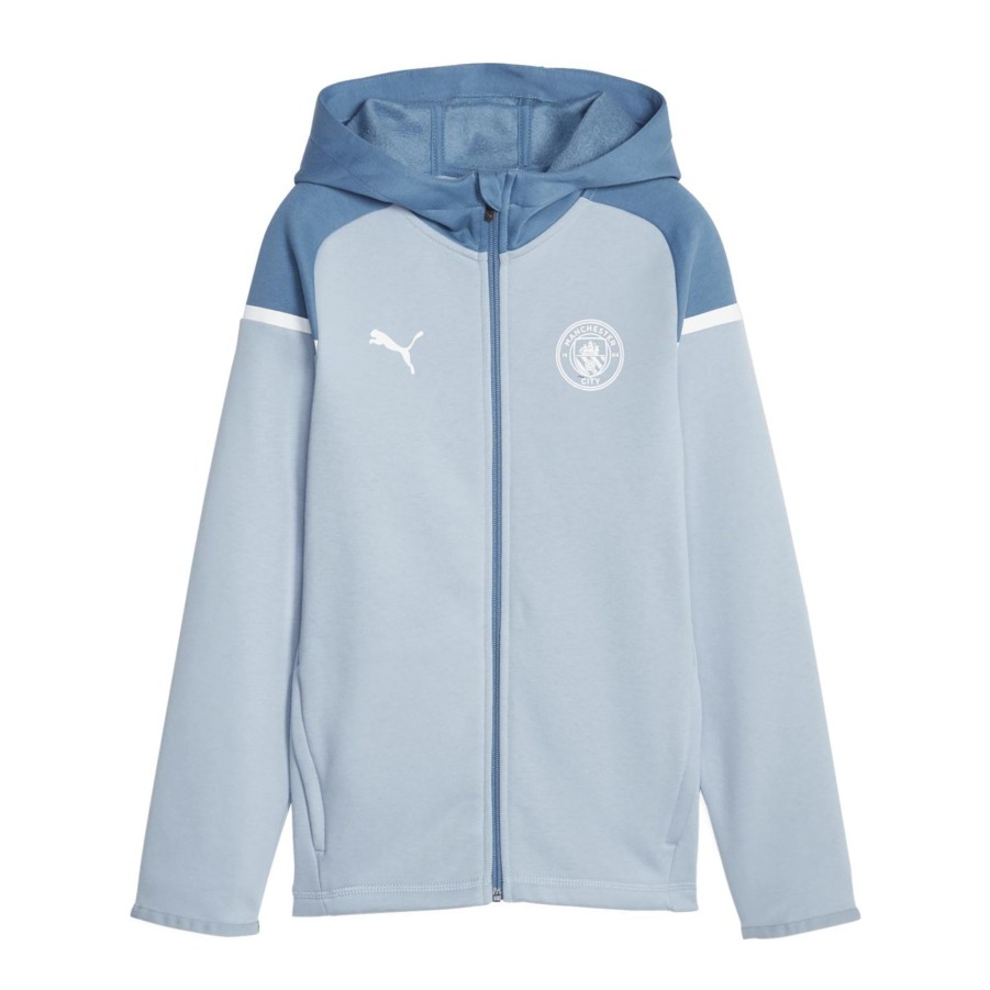 Sport puma Fotballdrakt & Supporterutstyr | Manchester City Casuals Hooded Jacket, Supporter-Hettejakke, Junior