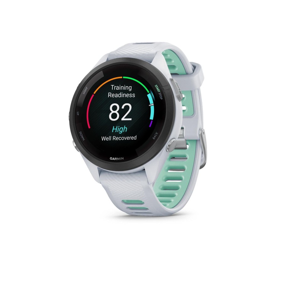 Sport garmin Pulsklokke & Aktivitetsmaler | Forerunner 265S, Whitestone, Amoled, Smartklokke, Multisportklokke, Unisex