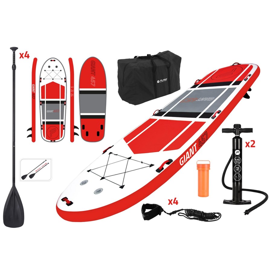 Sport PURE4FUN Stand Up Paddle | Sup Giant Complete Package, Padlebrett