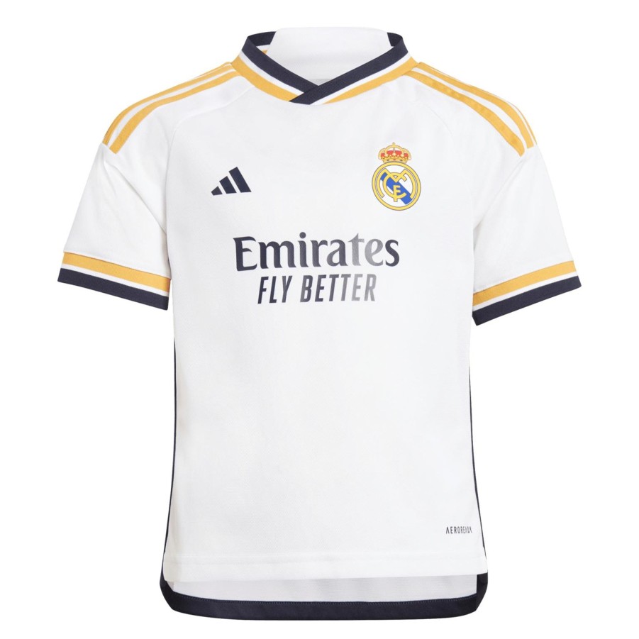 Sport adidas Fotballdrakt & Supporterutstyr | Real Madrid Home Mini 2023/24, Fotballsett, Barn