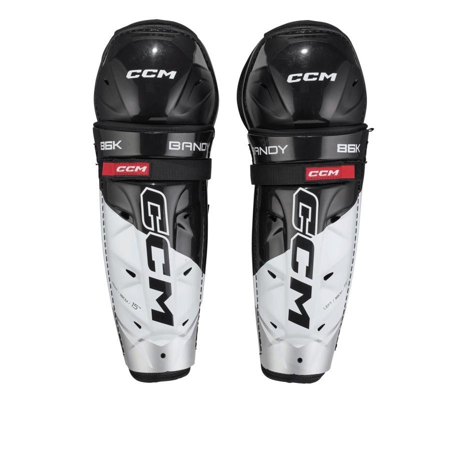 Sport ccm Ovrig Vintersport | Ccm 86K Bandy Shin Guards Senior, Leggskinn Senior