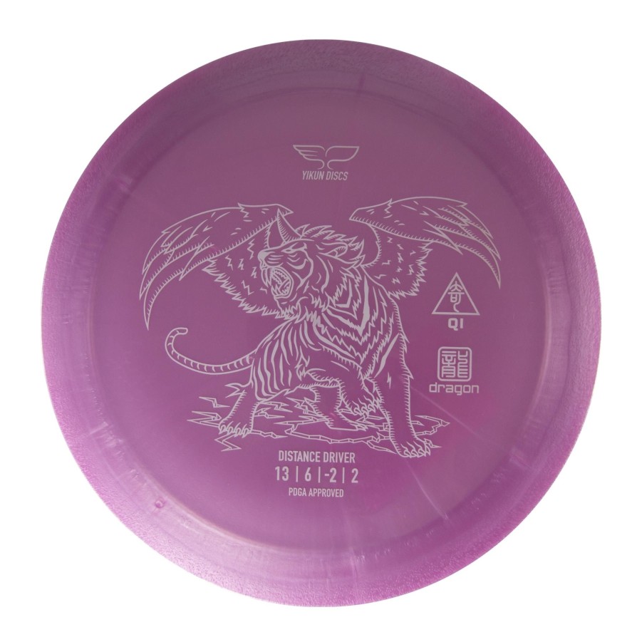 Sport Yikun Frisbeegolf | Dragon Line Driver Qi, 170-175G Purple, Driver Frisbeegolf