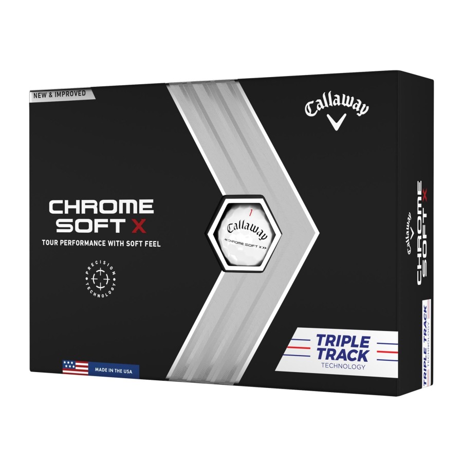 Sport callaway Golfballer | Chrome Soft X - 22 Triple Track, Golfball