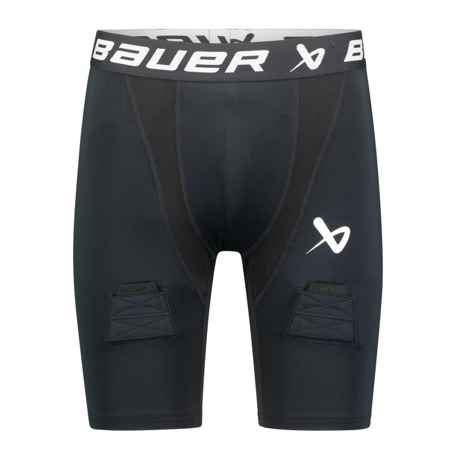 Vintersport bauer HocClearance klaer | S22 Bauer Perf Jock Short-Sr 23/24, Shorts Senior