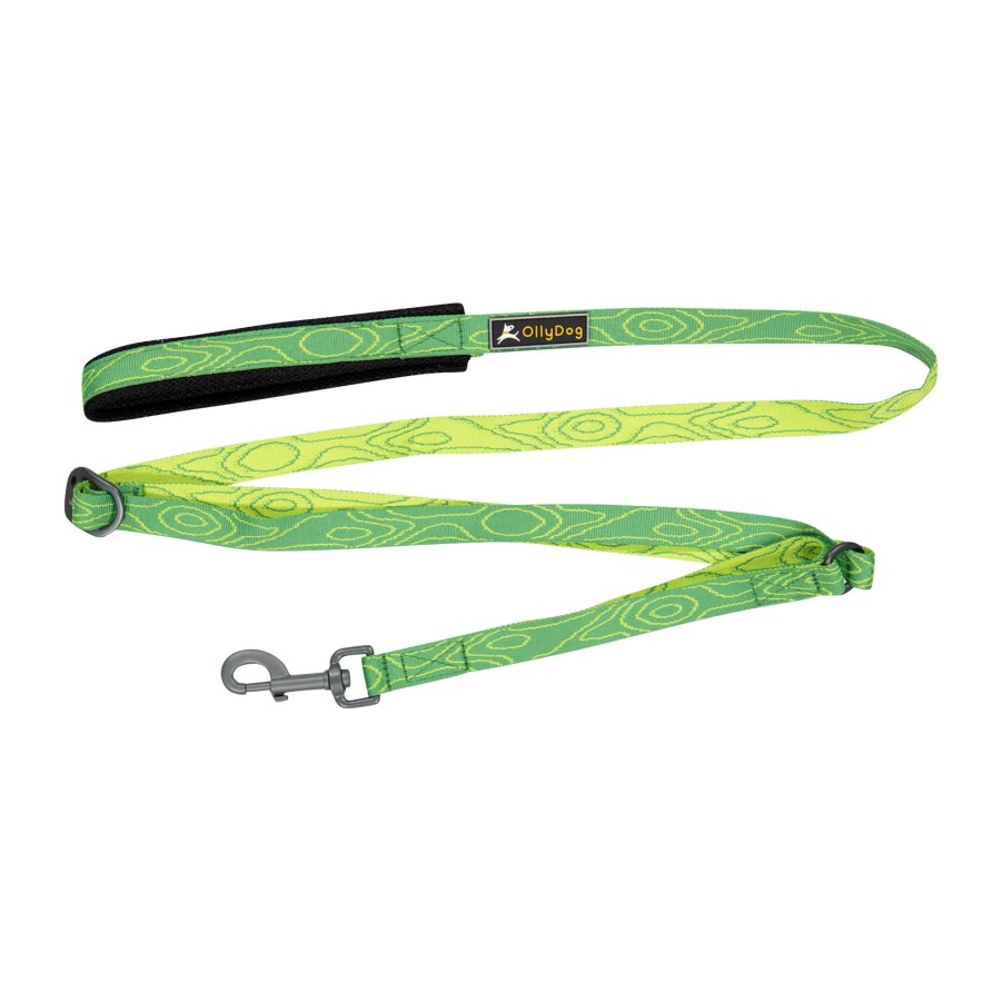 Jakt Og Tur OllyDog Hundeutstyr | Flagstaff Adj Leash Sage Bark, Hundeband