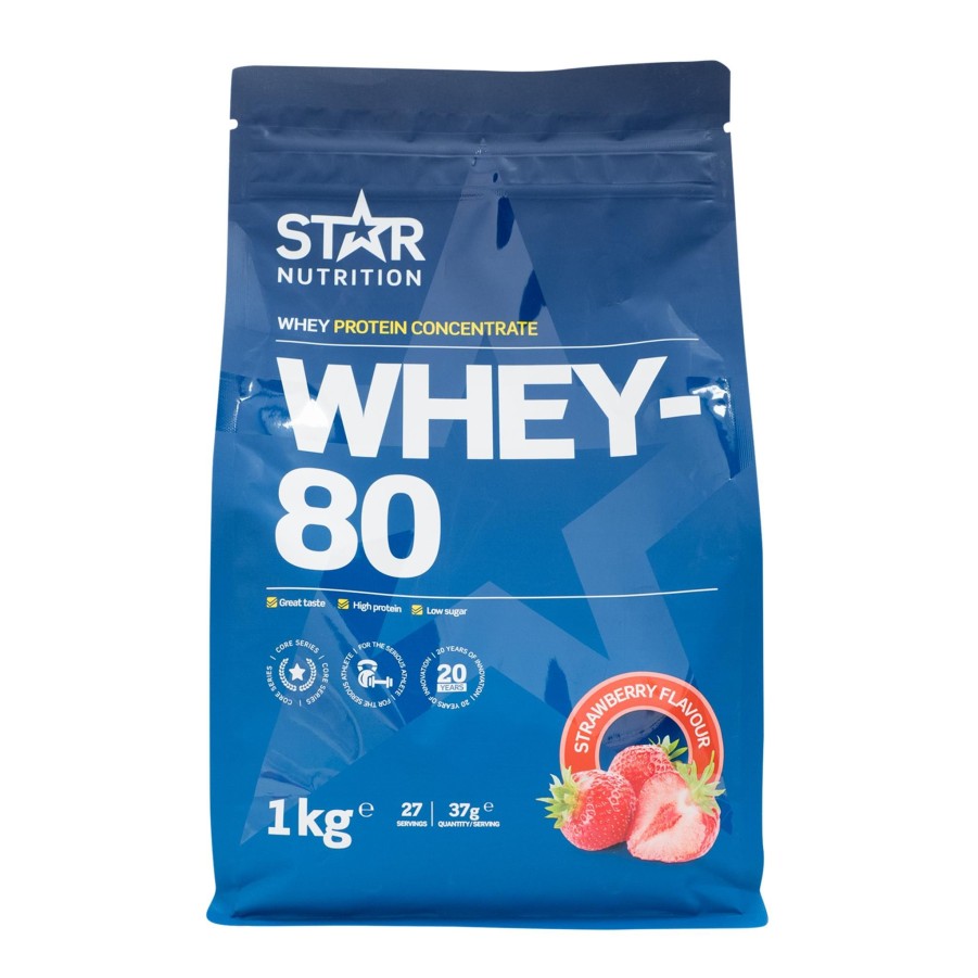 Sport Star Nutrition Kosttilskudd | Whey-80, Proteinpulver