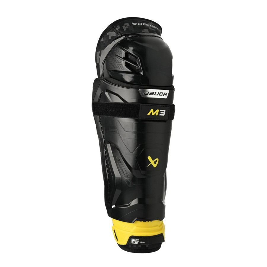 Vintersport bauer Susp & HocHot Beskyttelse | S23 Supreme M3 Shin Guard 23/24, Leggskinn Til Hockey, Junior