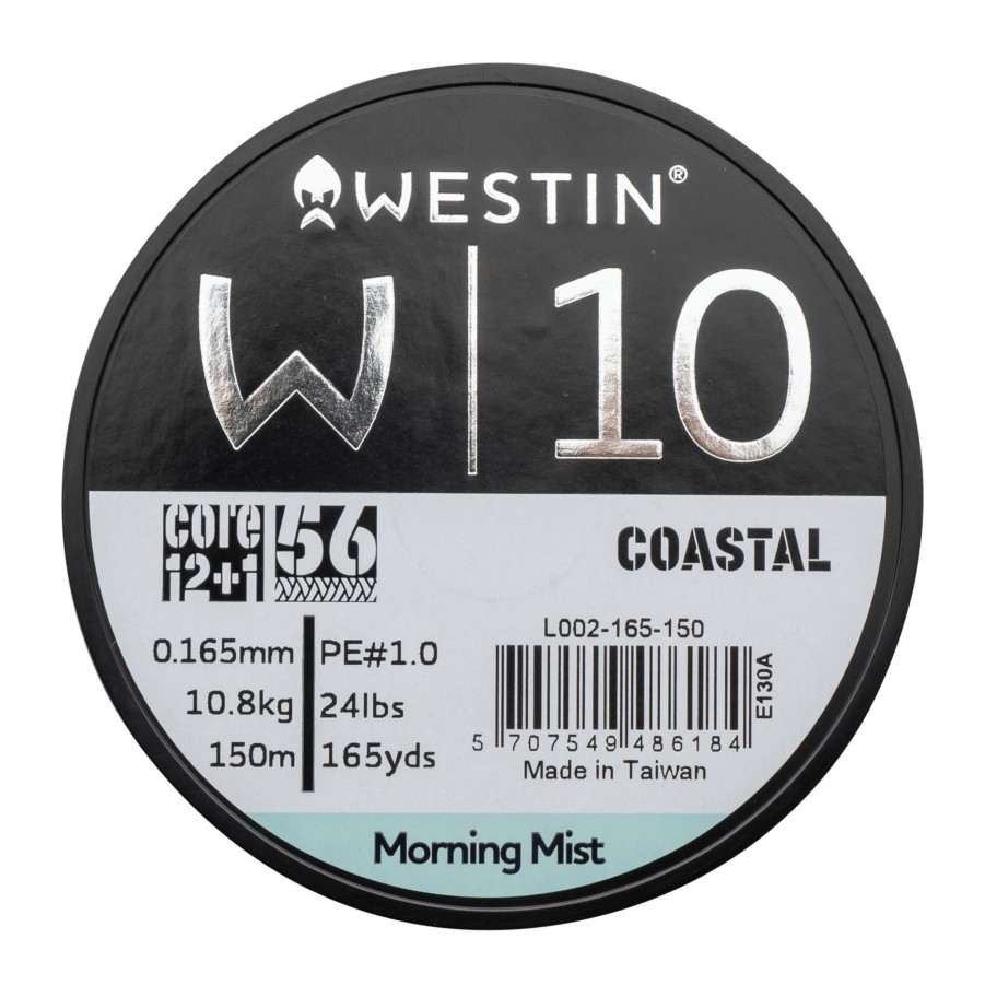 Jakt Og Tur Westin Fiskesnore & Fiskesene | W10 13 Braid Coastal 0.165Mm 150M 10.8Kg, Fiskesene Multifilament