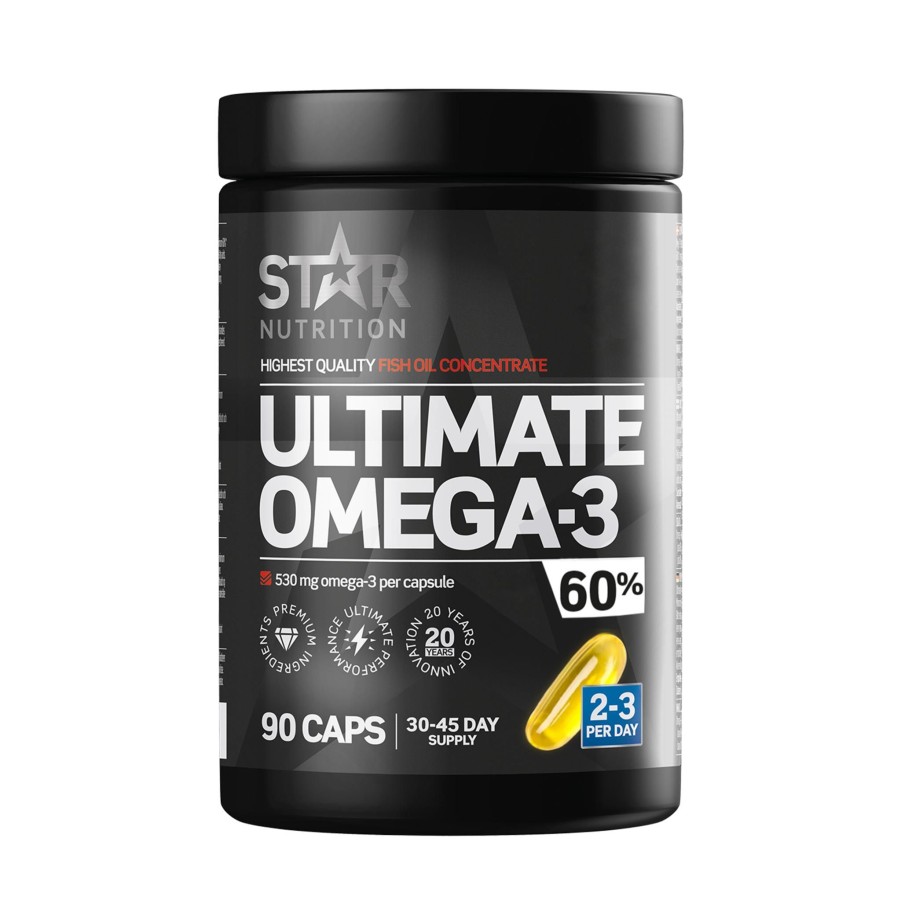 Sport Star Nutrition Kosttilskudd | Star Nutrition - Ultimate Omega-3, 90 Caps, 35% 1000Mg, Omega 3