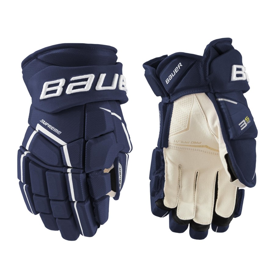 Vintersport bauer HocWholesalehansker | S21 Supreme 3S Pro Glove - Int 21/22, Hockeyhanske Intermediate