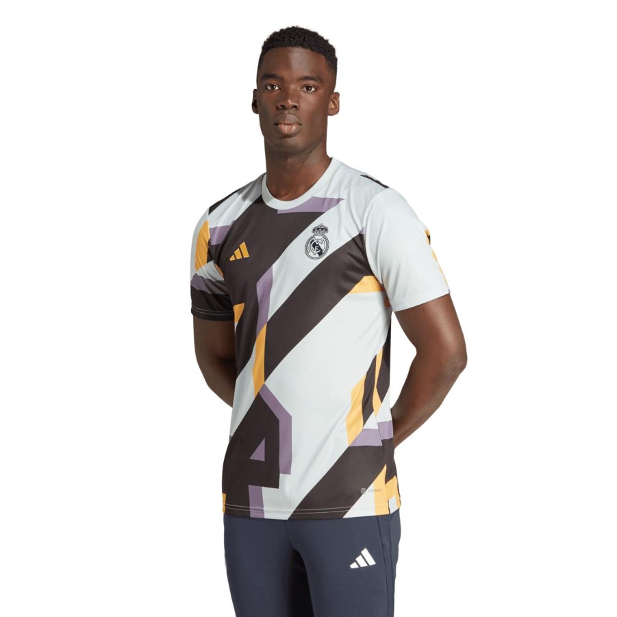 Sport adidas Fotballdrakt & Supporterutstyr | Real Madrid Pre-Match Jersey 2023/24, Fotballtroye, Herre