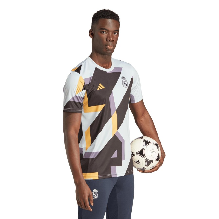 Sport adidas Fotballdrakt & Supporterutstyr | Real Madrid Pre-Match Jersey 2023/24, Fotballtroye, Herre