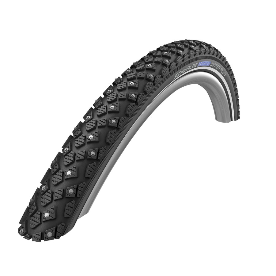 Sykkel schwalbe Sykkeldekk | Studtire Marathon Winter Raceguard Plus 47-507 24 168, Piggdekk Juniorsykkel