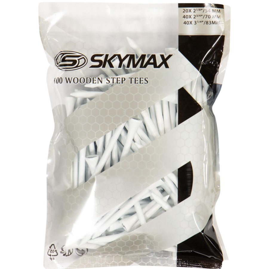 Sport Skymax Golftilbehor | Wooden Tees 83/69/53 Mm (100Pcs), Golfpegger